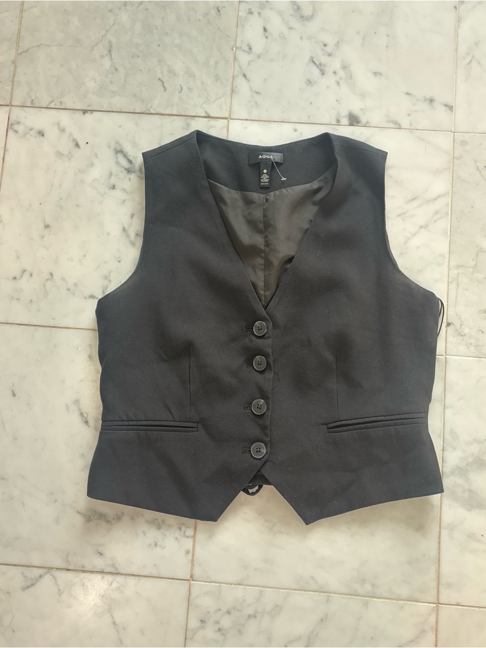 Aqua Black Vest